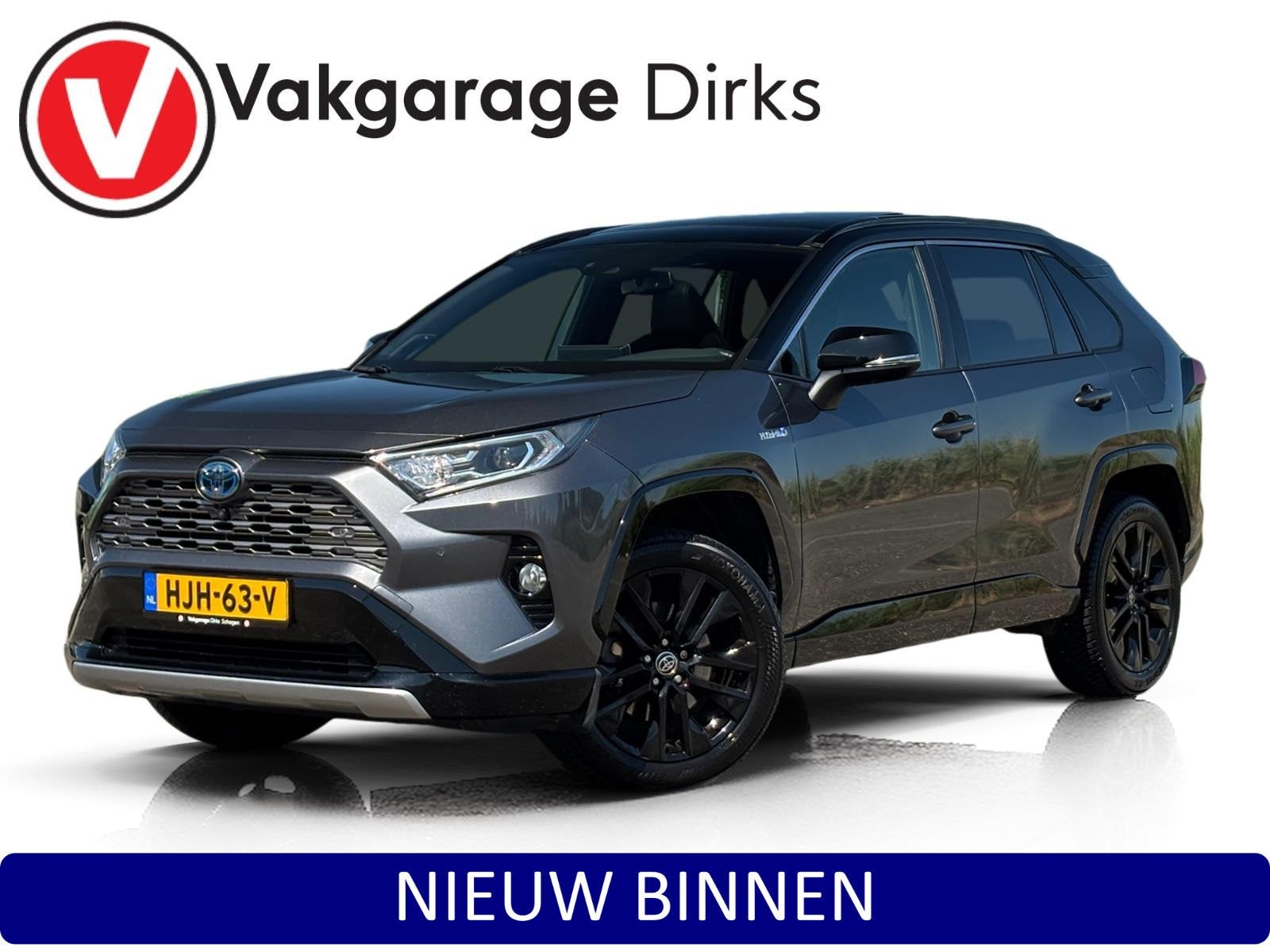 Toyota RAV4 2.5 Hybrid Executive ✅ Pano ✅ Leder ✅ 360C, Gebruikt, 4 cilinders, 2487 cc, Bedrijf