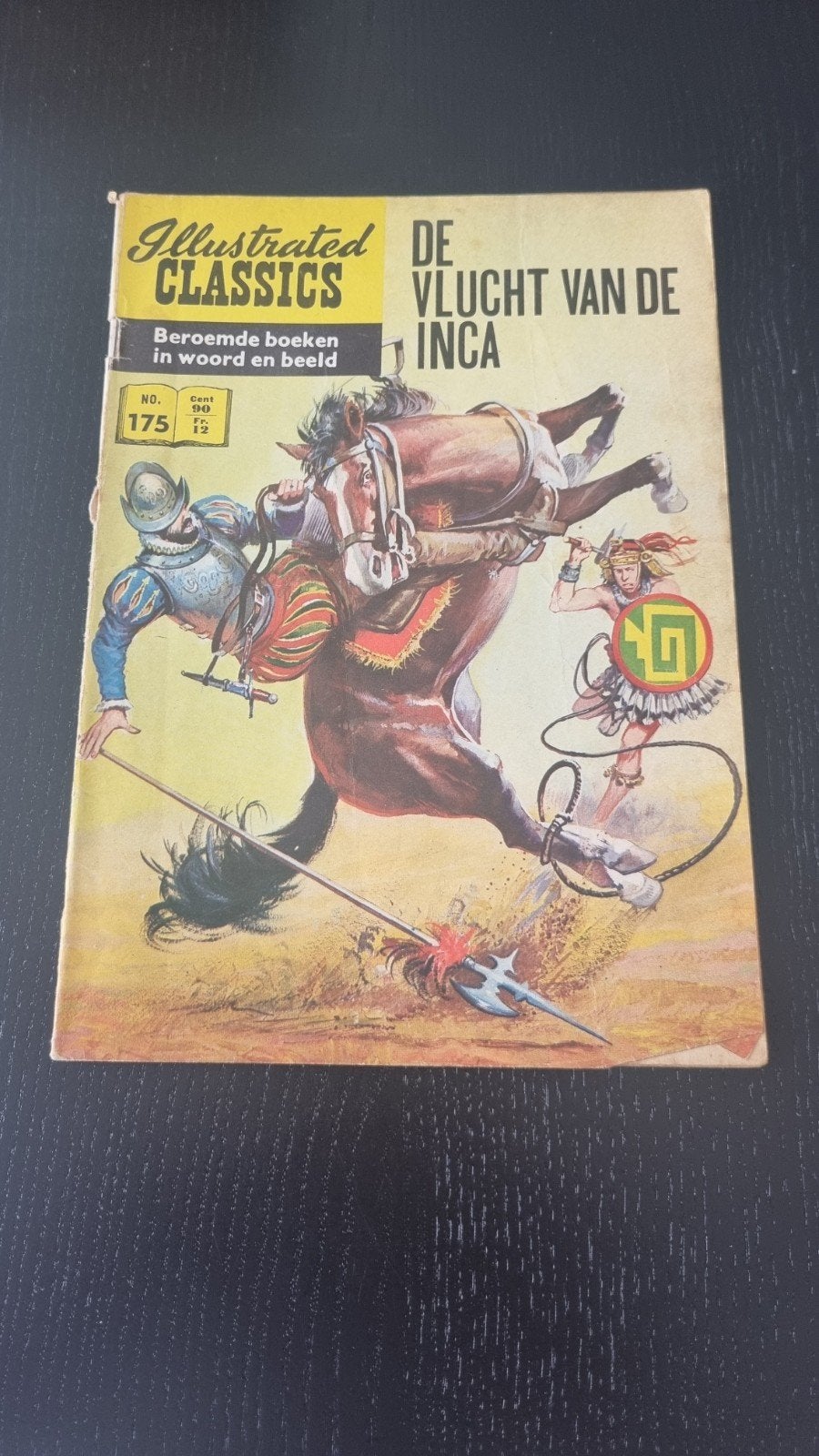 Illustrated Classics - De Vlucht van de Inca (nr. 175), Eén stripboek, Ophalen of Verzenden, Gelezen, Onbekend