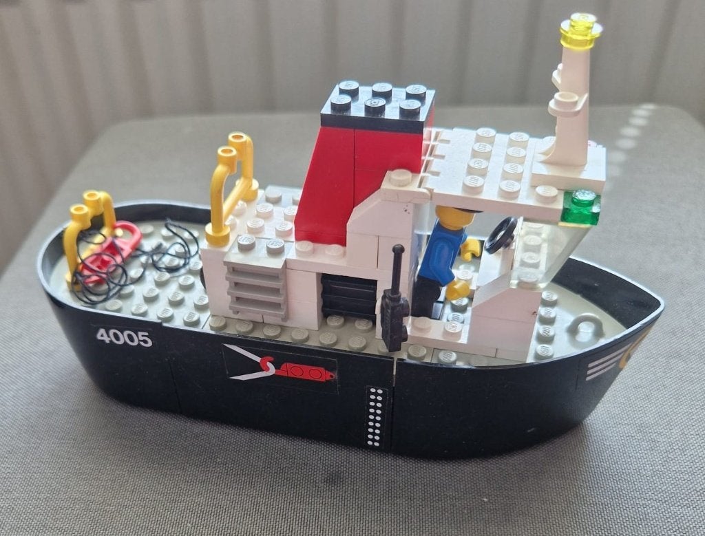 Lego 4005 Sleepboot uit 1982, Ophalen of Verzenden, Gebruikt, Lego