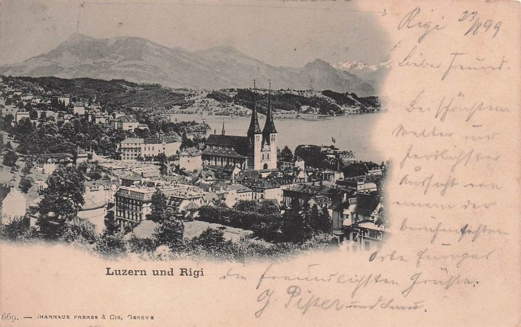 702-352-037 Luzern Und Rigi, Verzenden, Voor 1920, Overig Europa