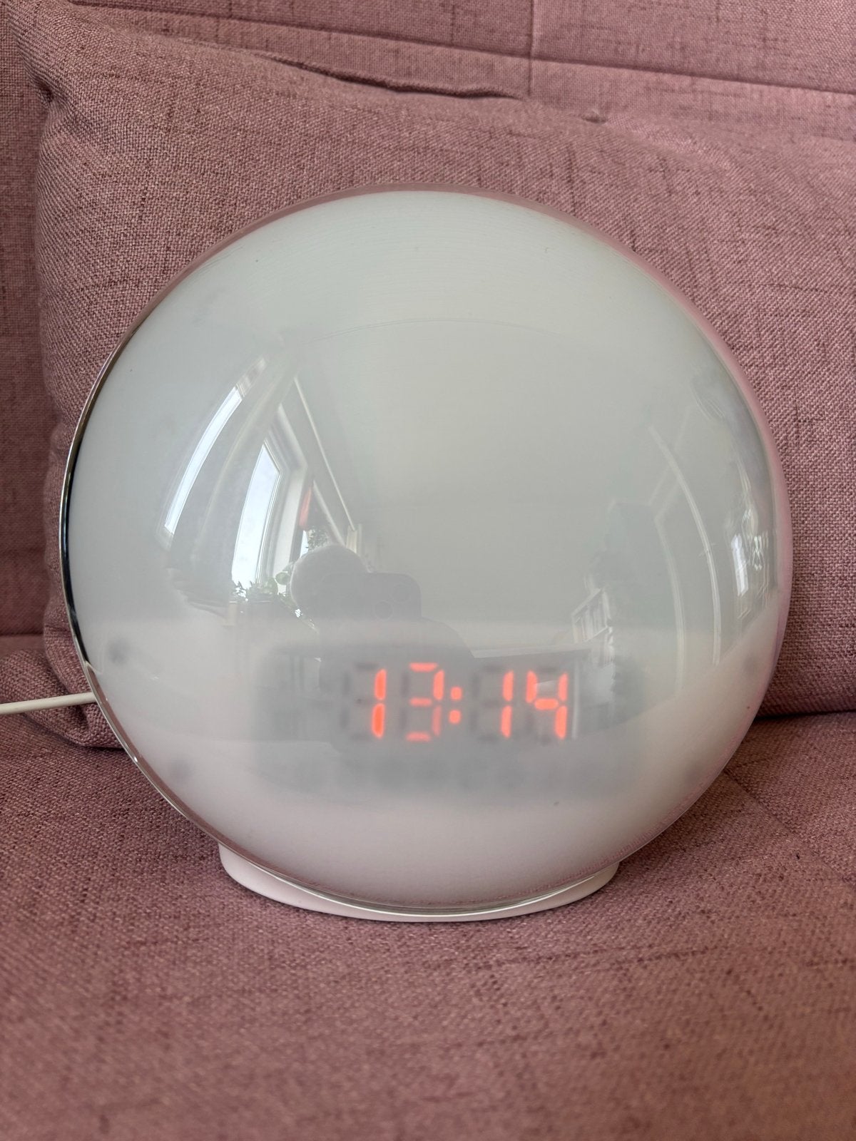DISTINQ Wake-Up Light DQWU01WT - Wekker met licht, Witgoed en Apparatuur, Ophalen of Verzenden, Zo goed als nieuw, Digitaal