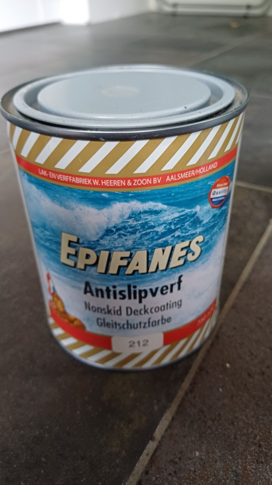 Epifanes Antislipverf Kleur 212 750ml deck coating boot verf, Overige kleuren, Nieuw, Ophalen of Verzenden, Verf