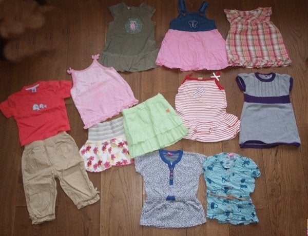 Groot Zomerpakket Meisje (74-80), Kinderen en Baby's, Gebruikt, Meisje, Jurkje of Rokje, Diverse merken