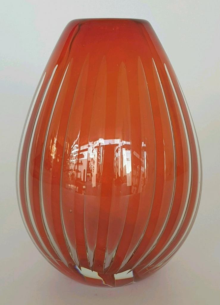 Vaas glas '50 - '60, Antiek en Kunst, Antiek | Glas en Kristal, Ophalen of Verzenden