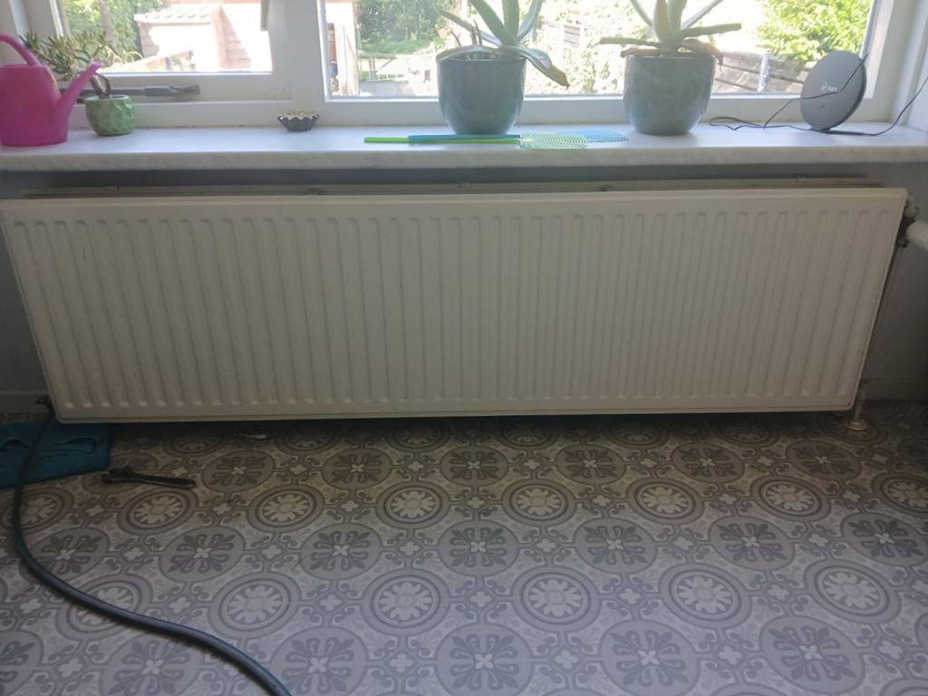 Witte paneelradiator, gebruikt, in goede staat, Ophalen, 30 tot 80 cm, Gebruikt, Radiator