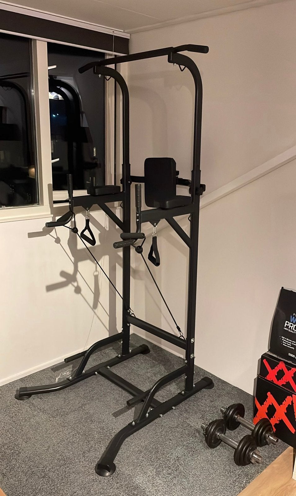 Pull up station, Sport en Fitness, Ophalen, Zo goed als nieuw, Oprekstang