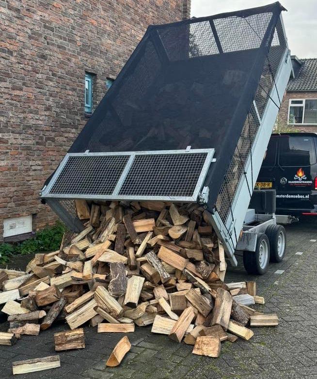 🪵 Haardhout Gratis bezorgd 50km rond Amsterdam, Tuin en Terras, Haardhout, Minder dan 3 m³, Ophalen of Verzenden, Eikenhout, Blokken