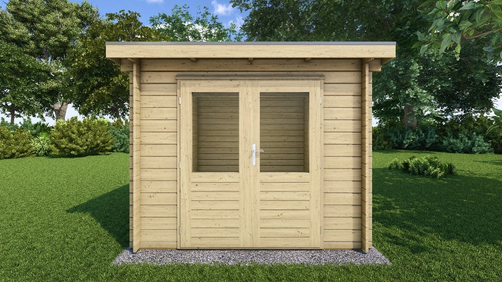 Fonteyn Basicline Dahlia 250 x 250cm - Onbehandeld, 200 tot 400 cm, Tuinhuis, 250 tot 500 cm, Nieuw