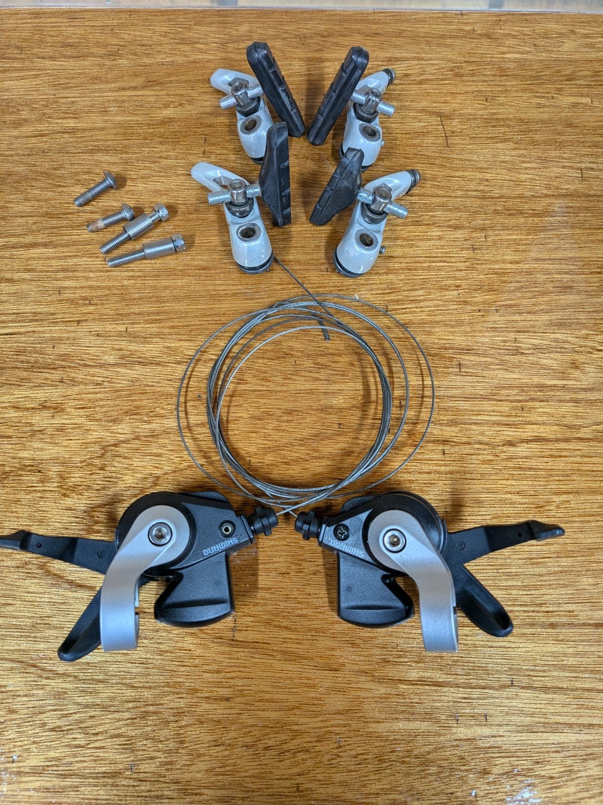 Shimano 3x7 Shifters en remmen, Fietsen en Brommers, Fietsonderdelen, Ophalen of Verzenden, Mountainbike, Remmen, Shimano