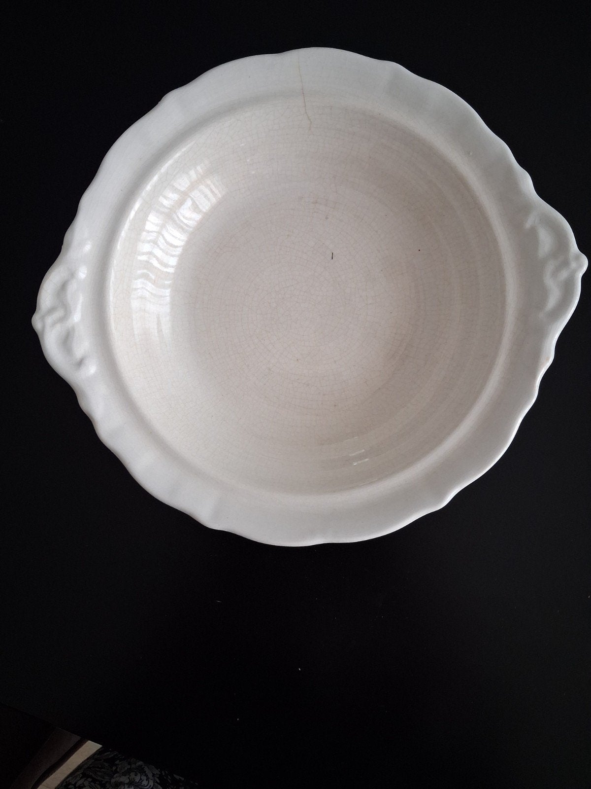 Antieke Petrus Regout Maastricht schaal, 22cm, Antiek en Kunst, Ophalen of Verzenden