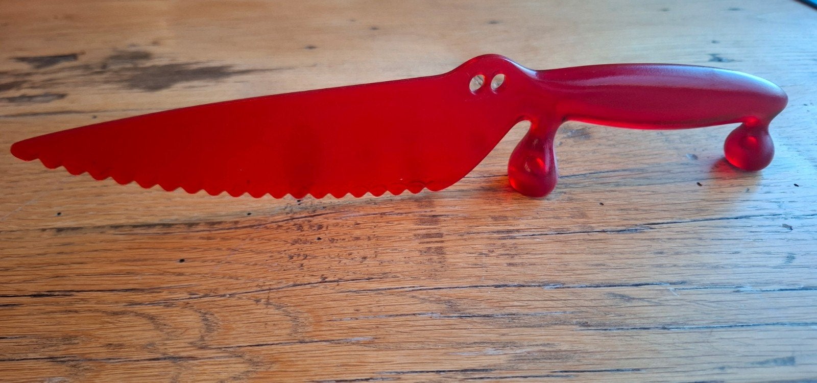 Rode Koziol Coco taartmes/schep, Ophalen of Verzenden