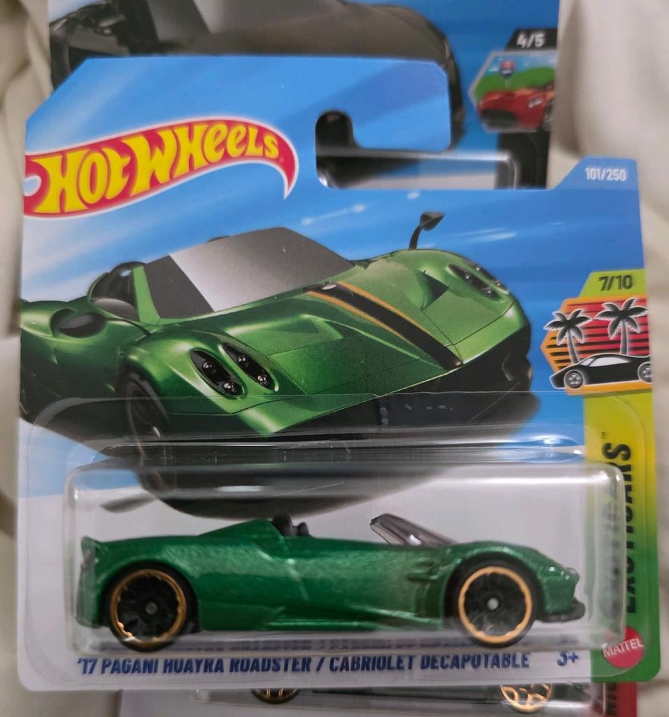 Hot Wheels '17 Pagani Huayra Roadster, Ophalen of Verzenden, Matel, Onbekend, Onbekend