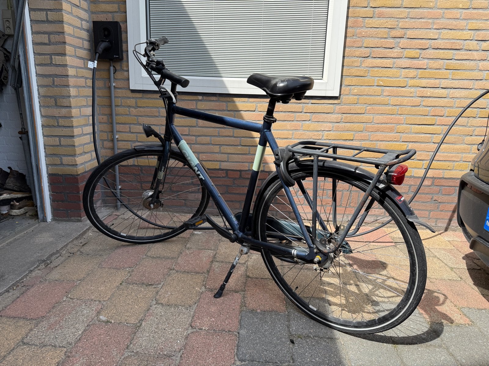 Giant herenfiets - op zoek naar wat liefde, Fietsen en Brommers, Fietsen | Heren | Herenfietsen, Ophalen, Gebruikt, Versnellingen