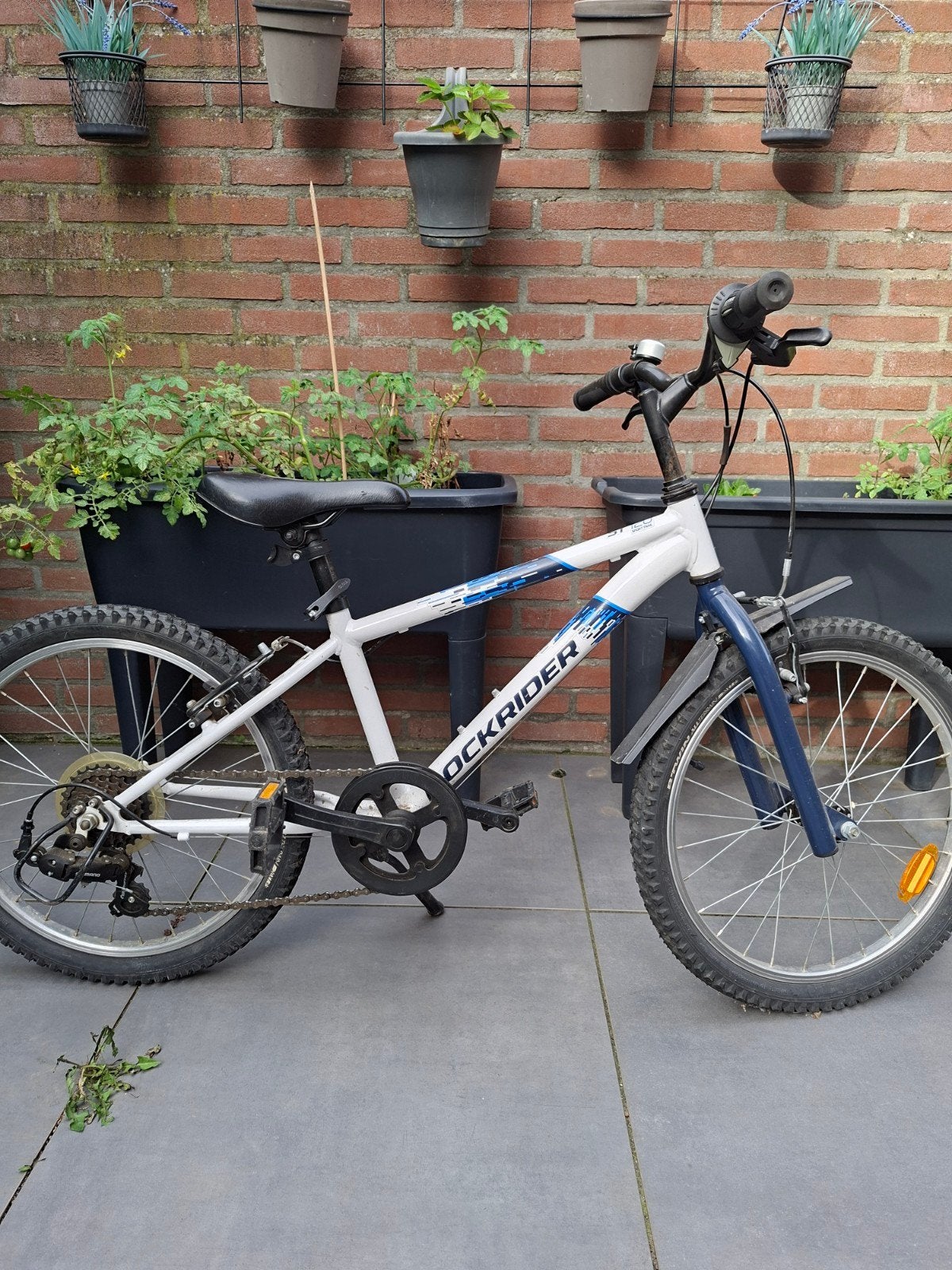 Rockrider kinderfiets 20 inch - Gebruikt, Fietsen en Brommers, Ophalen, 20 inch of meer, Gebruikt, Velgrem