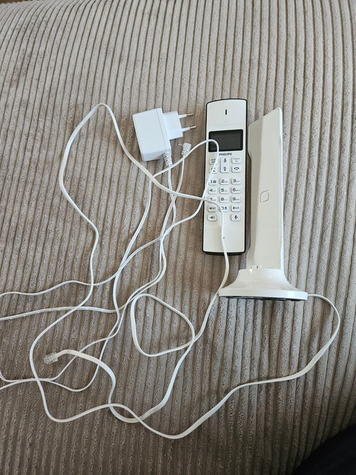 Philips draadloze huistelefoon met basisstation, Telecommunicatie, Ophalen of Verzenden, 1 handset
