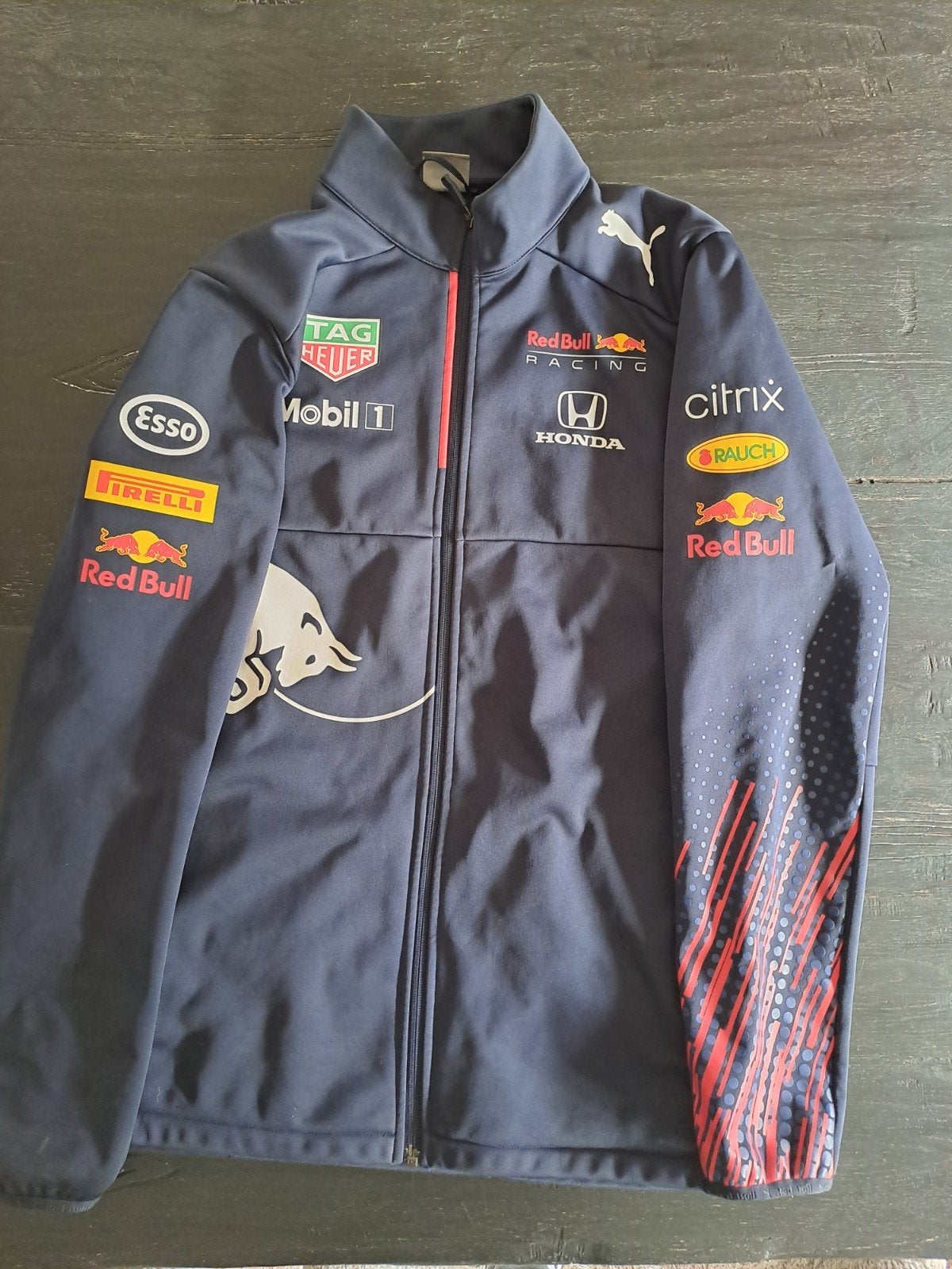 Red Bull racing jas, Ophalen, Zo goed als nieuw, Blauw, Red Bull Racing