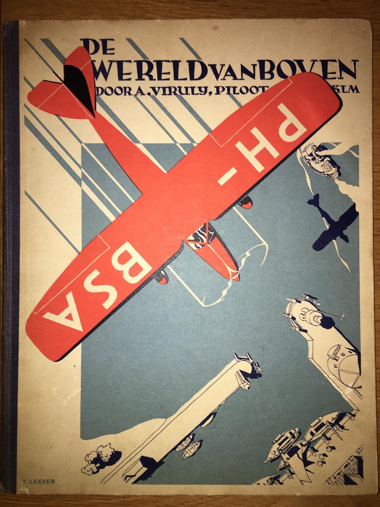 Nederlandse KLM luchtfoto's: De wereld van boven - A. Viruly, Ophalen of Verzenden, Zo goed als nieuw, Boek of Tijdschrift