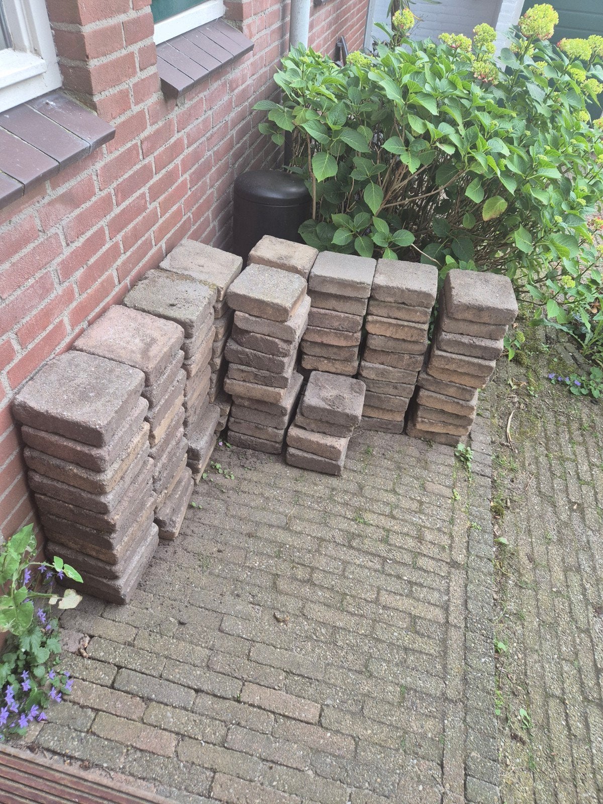 20x20 stenen, Ophalen, Gebruikt, Beton, Klinkers