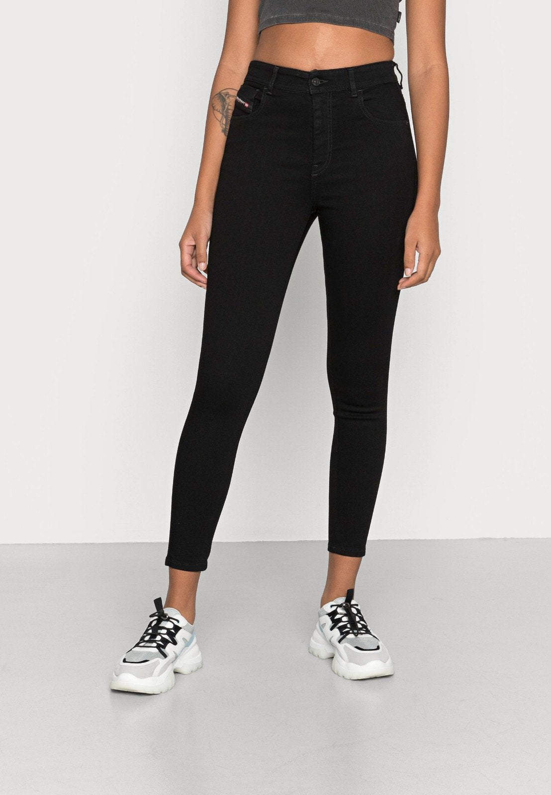 7/8 lengte Diesel Skinny Jeans 1984 Slandy, Kleding | Dames, Spijkerbroeken en Jeans, Ophalen, Zwart, Nieuw, Diesel