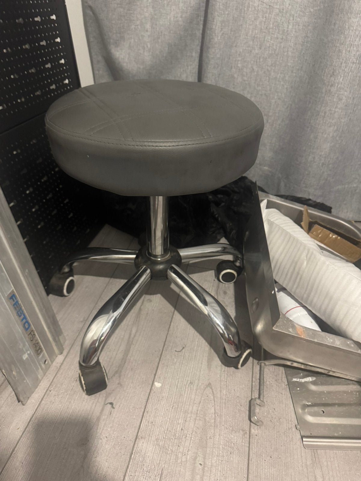 Garage tabouret garage kruk, Ophalen of Verzenden, Gebruikt, Hout