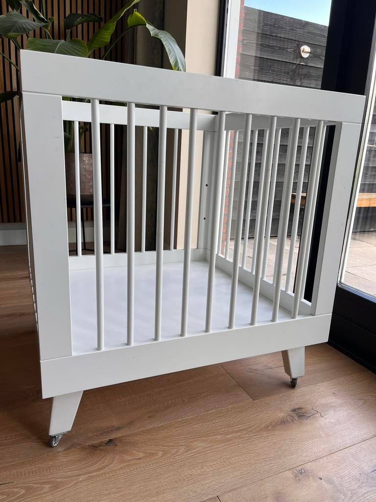 Coming box wit 75x75 cm op wielen, Kinderen en Baby's, Boxen, Ophalen, Gebruikt, Vierkant, Wieltjes