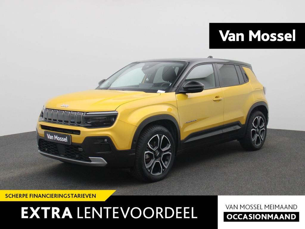 Jeep Avenger 54kWh 1st Edition | Navigatiesysteem | Parkeers, Auto's, 12 maanden, Stof, Gebruikt, 334 min
