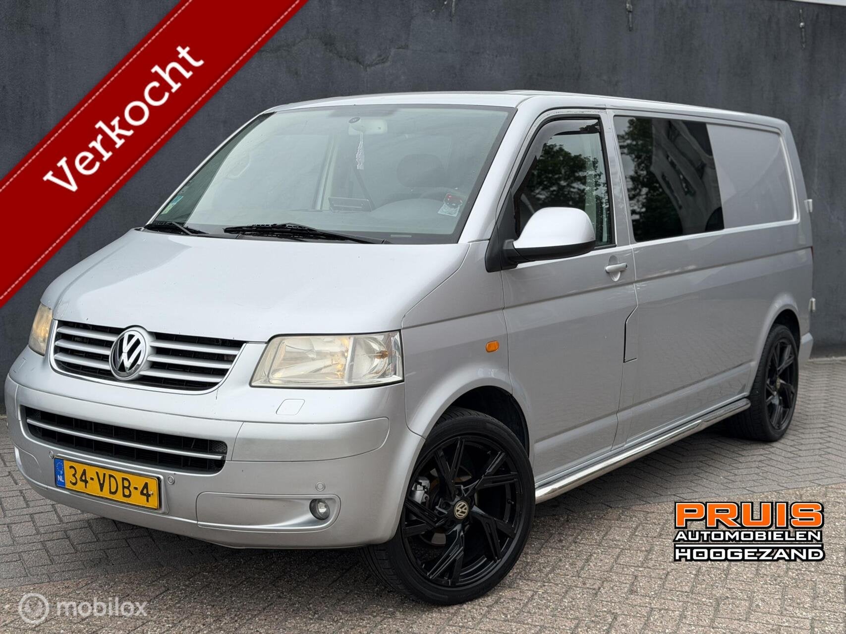 Volkswagen Transporter 2.5 TDI 5P -LEDER-DC-AIRCO- Apk (NIEU, Auto's, Bestelauto's, Gebruikt, Volkswagen, Bedrijf, Parkeersensor