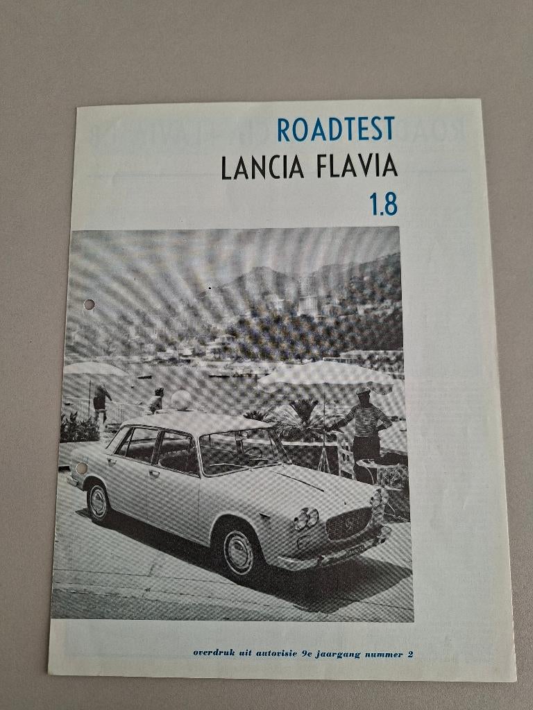 ROADTEST LANCIA FLAVIA 1.8  1964, Ophalen of Verzenden, Zo goed als nieuw, Overige merken