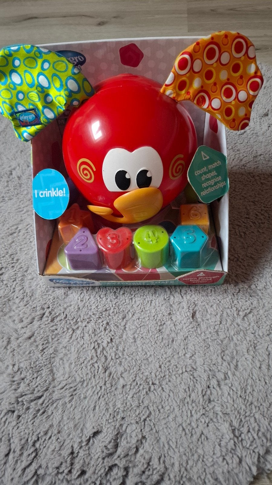 Playgro Learn & Grow Olifant Vormensorteerder, Ophalen of Verzenden, Nieuw, Overige typen