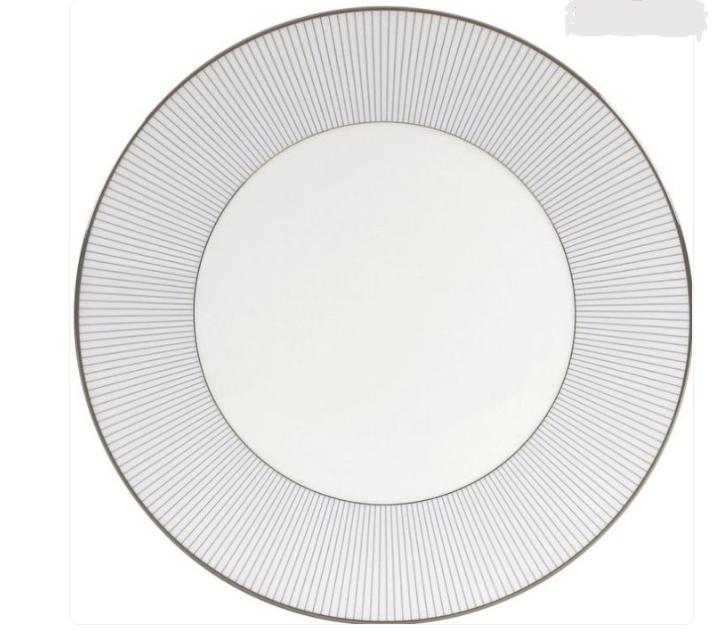 Wedgwood Jasper Conran Pinstripe Gebaksbord 18 cm, Huis en Inrichting, Keuken | Servies, Nieuw, Ophalen of Verzenden, Bord(en)