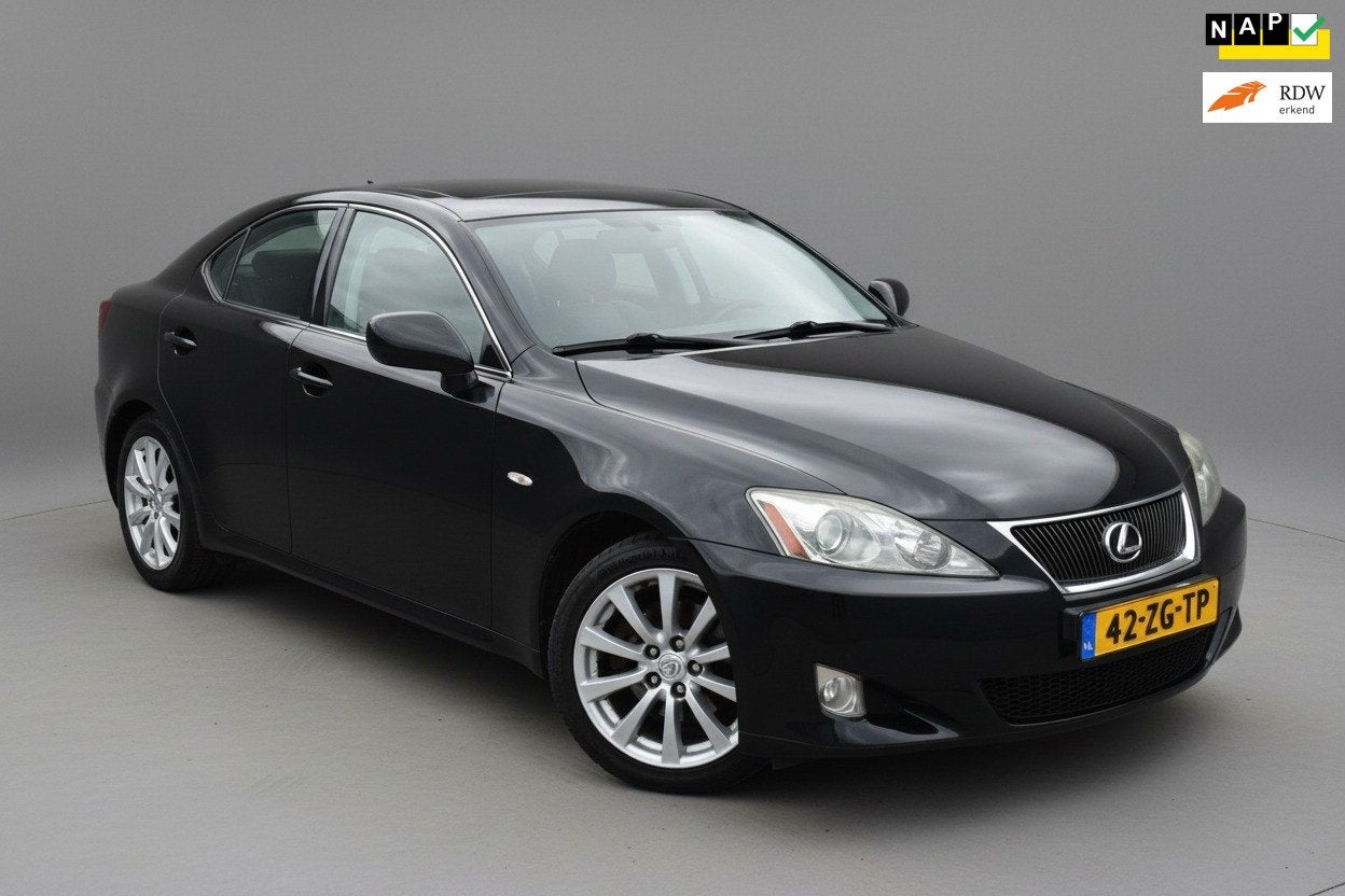 Lexus IS 250|Clima|Cruise|Leder|NAP, Auto's, Lexus, 2500 cc, Achterwielaandrijving, Gebruikt, Zwart