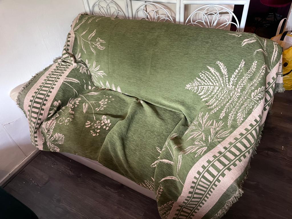 Twee persoons bank, Ophalen, Zo goed als nieuw, 75 tot 100 cm, Tweepersoons