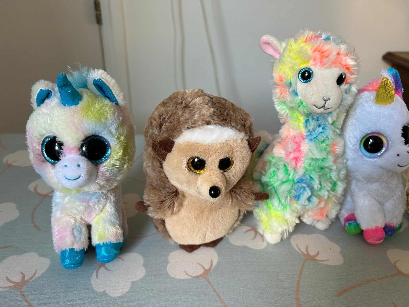 Leuke knuffels van Ty: Eenhoorns, egel, uil en lama, Ophalen, Eenhoorn, Zo goed als nieuw, Meerkleurig