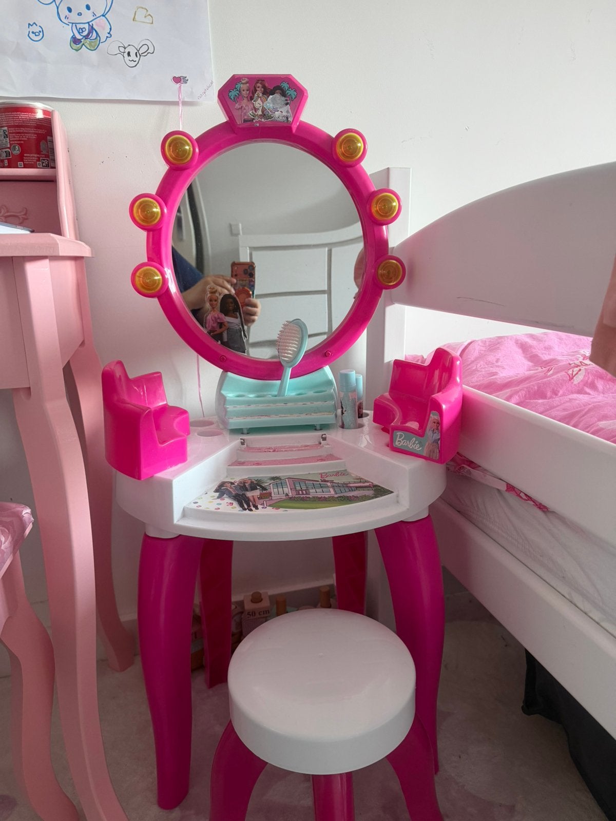 Barbie make-up/ kaptafeltje, Ophalen