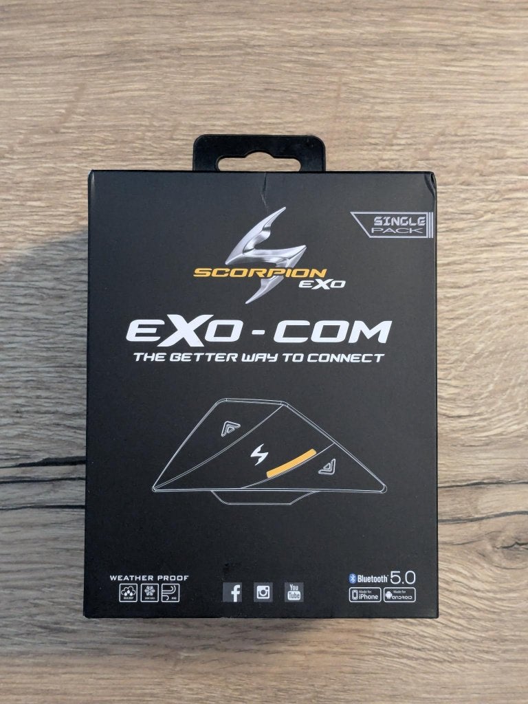 Scorpion EXO-COM Communicatiesysteem, Ophalen of Verzenden, Gebruikt