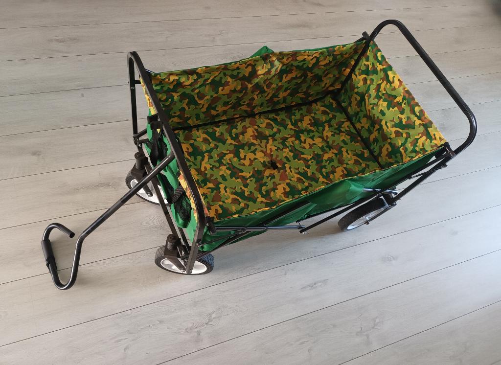 Te huur: lichtgewicht opvouwbare bolderkarren (3 kleuren), Caravans en Kamperen, Info@javena.nl, Opvouwbaar, Ophalen, 4793AB Fijnaart