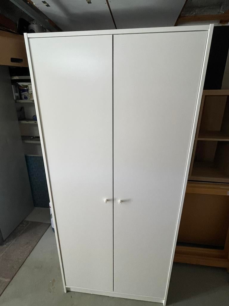 IKEA Kleppstad kledingkast wit, Huis en Inrichting, Ophalen, 50 tot 100 cm, Zo goed als nieuw, 150 tot 200 cm