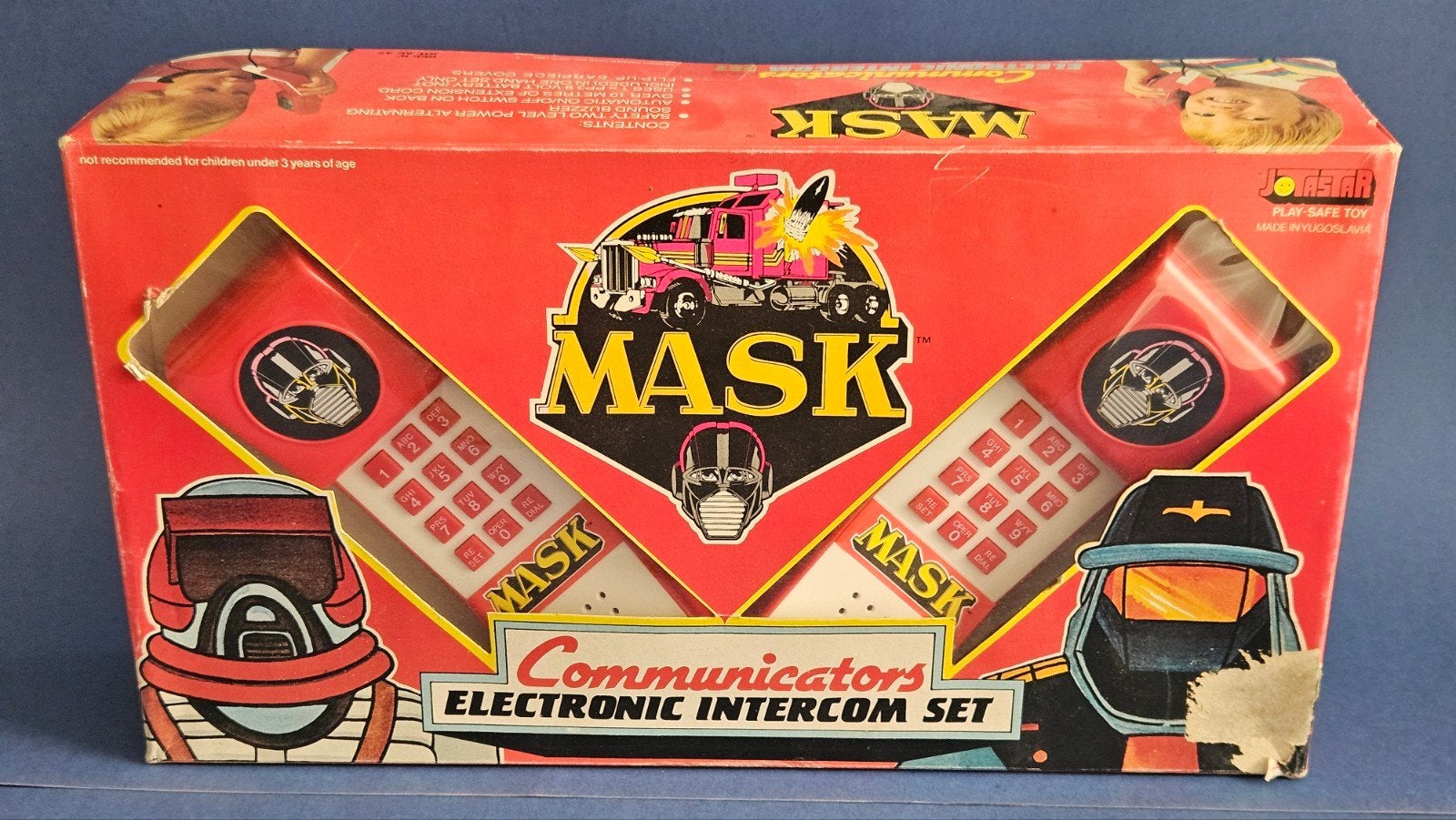 Vintage M.A.S.K. Communicators Intercom Set 1987, Ophalen of Verzenden, Zo goed als nieuw, Jongen of Meisje