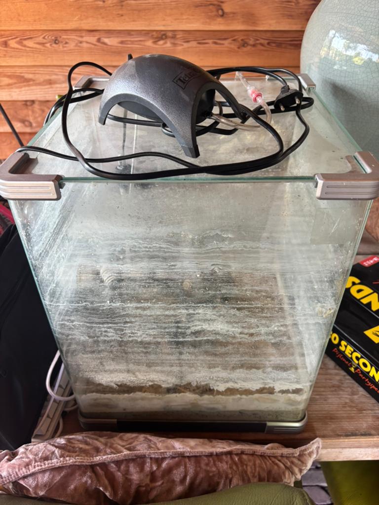 Aquarium met rand spul, Dieren en Toebehoren, Ophalen, Zo goed als nieuw