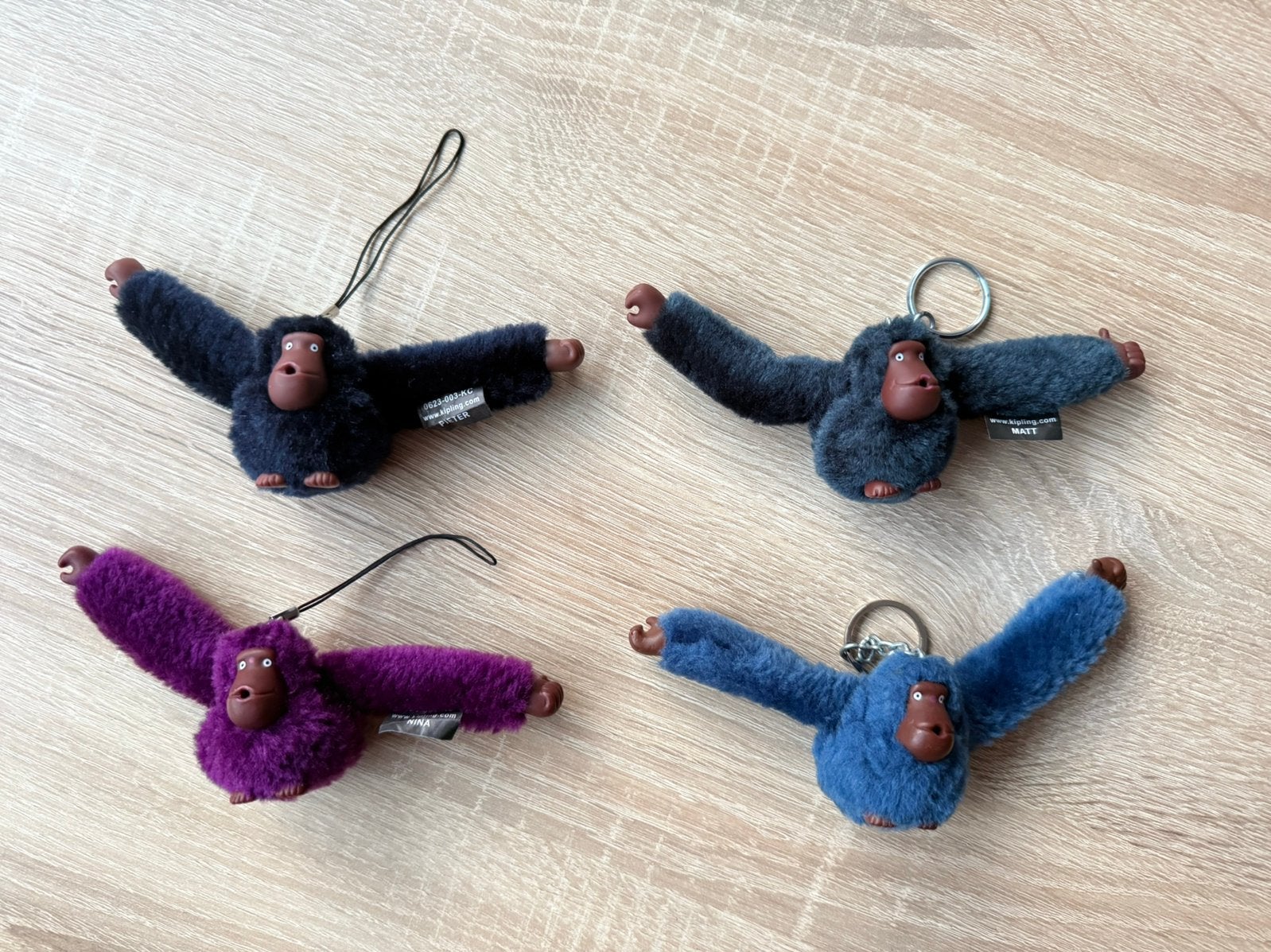 Kipling aapjes sleutelhangers, Verzamelen, Sleutelhangers, Verzenden, Zo goed als nieuw, Knuffel of Figuurtje