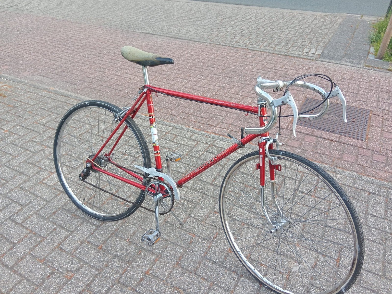 Unieke vintage Magneet racefiets (ca. 1969) - Goede staat, Ophalen of Verzenden