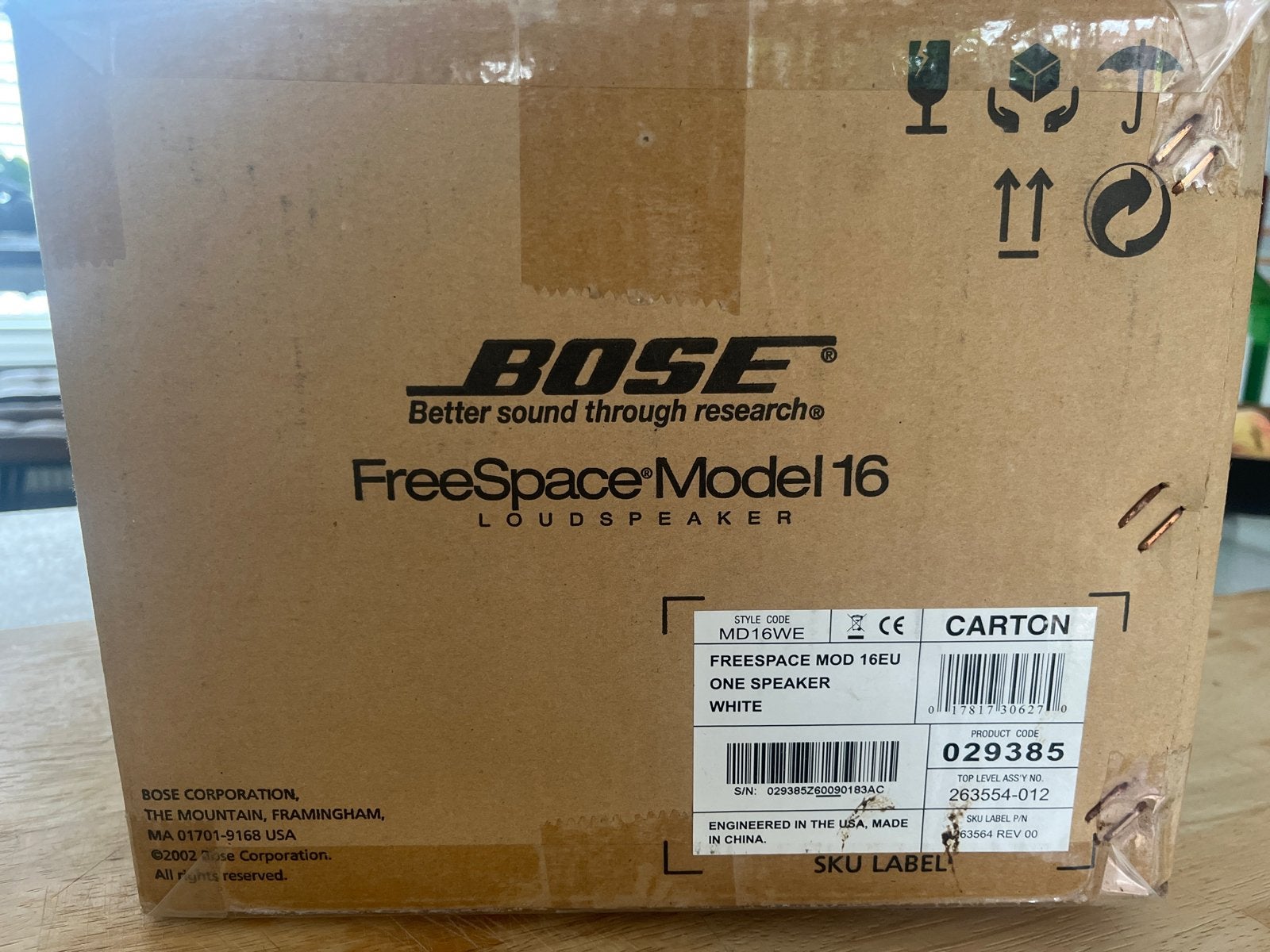 3x Bose FreeSpace Model 16EU Luidspreker - Nieuw in doos, Verzenden, Overige typen, Nieuw, Bose