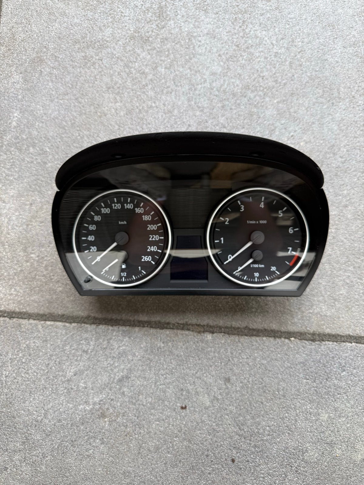 BMW E90 E91 E92 E93 Instrumentenpaneel Tellerklok 6965784-01, Ophalen of Verzenden, Gebruikt, BMW