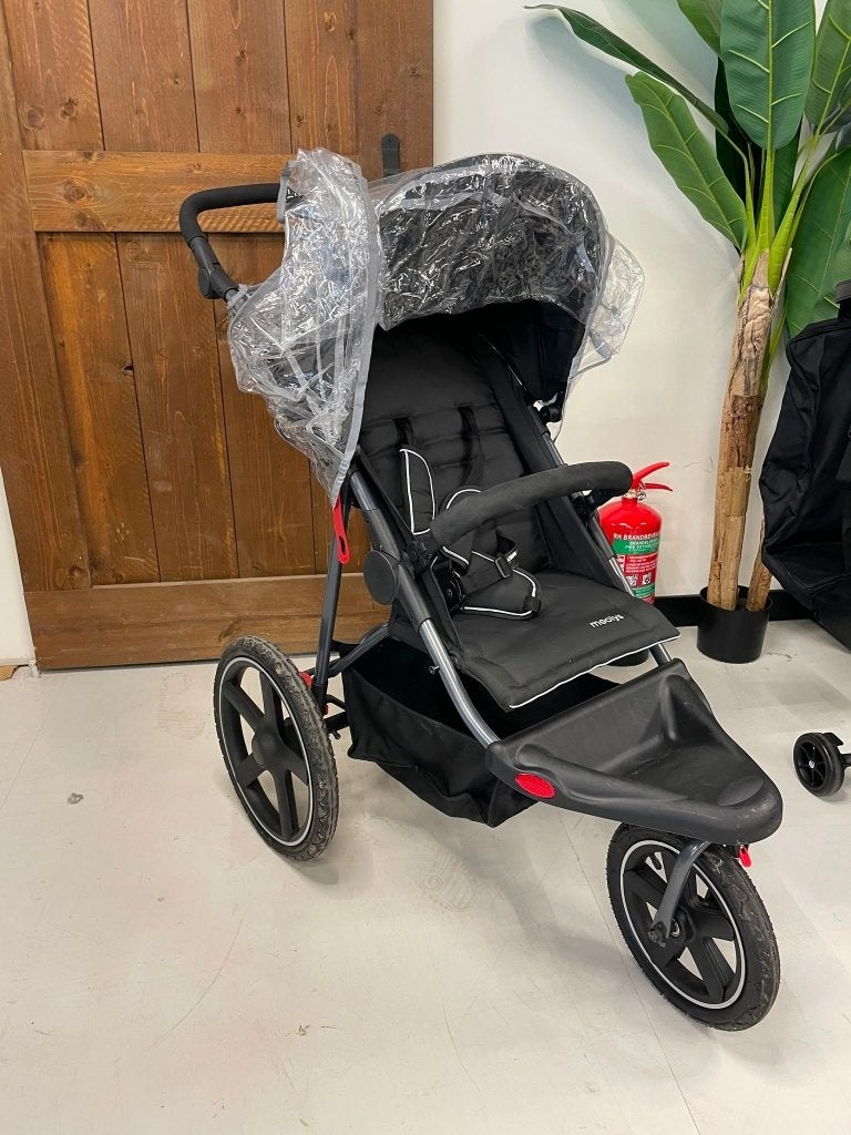 Mooiys Cruze Jogger Hardloop kinderwagen - Zwart, Kinderen en Baby's, Buggy's, Ophalen of Verzenden, Zo goed als nieuw, Overige merken