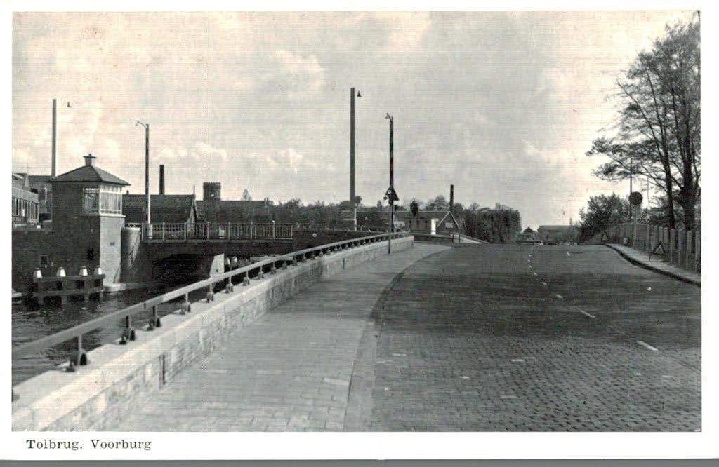 Oude Ansichtkaart Tolbrug, Voorburg (1967), Ophalen of Verzenden, 1960 tot 1980, Ongelopen, Zuid-Holland