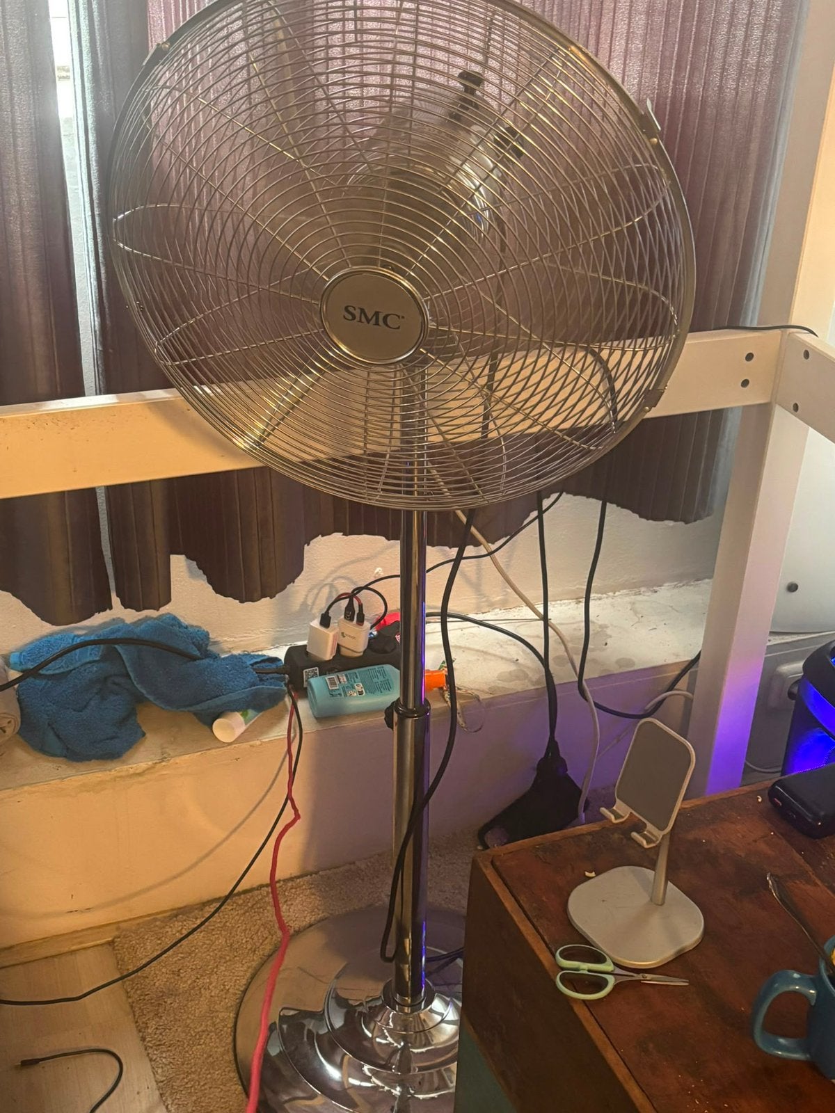 Metalen ventilator, Ophalen, Zo goed als nieuw, Statiefventilator