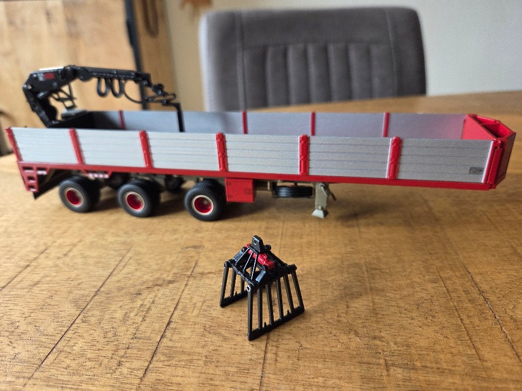 Tekno Floor stenentrailer, Hobby en Vrije tijd, Modelauto's | 1:50, Ophalen of Verzenden, Zo goed als nieuw, Bus of Vrachtwagen