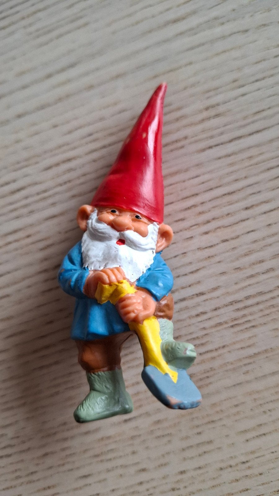 Vintage David de Kabouter figuurtje jaren '80, Ophalen of Verzenden, Gebruikt