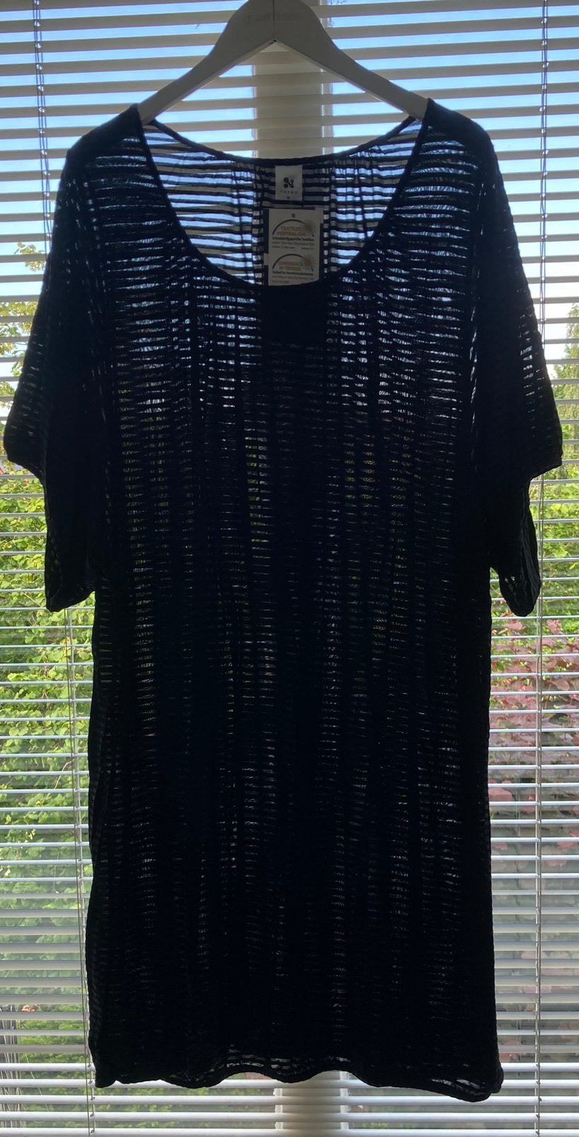 Nieuw Transparant Jurkje NANSO (XL), Ophalen of Verzenden, Zo goed als nieuw, Zwart, Jurk