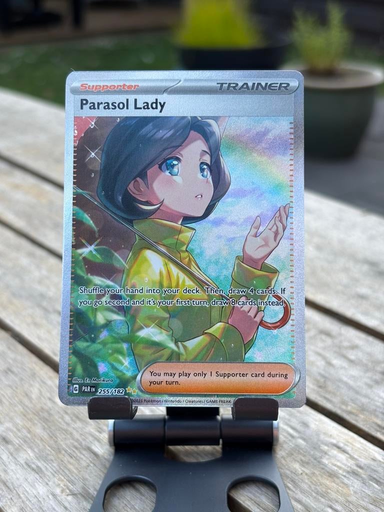 Pokémon Parasol Lady – 255/182 – Full Art Trainer – NearM, Ophalen of Verzenden, Zo goed als nieuw